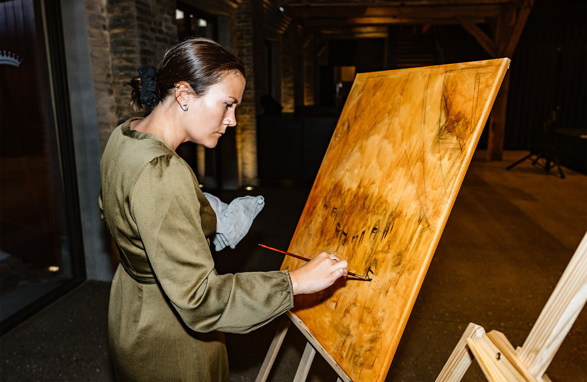 Bryllupskunstneren Lotte Winther - foto: Daniel Barbulak