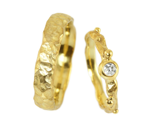 Troldenes vielsesringe - håndlavet af guldsmed Castens