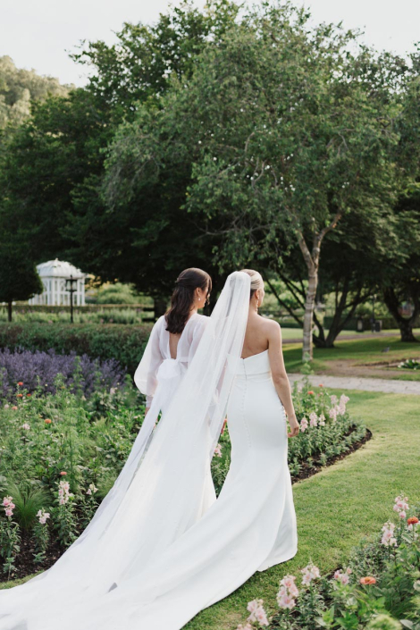 Maria & Julie - bryllup i Norrvikens Trädgårdar