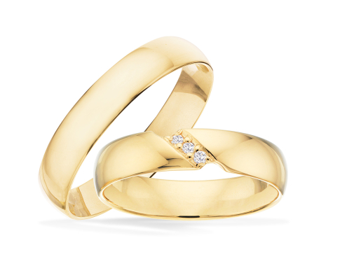 Vielsesringe med diamanter - Scrouples