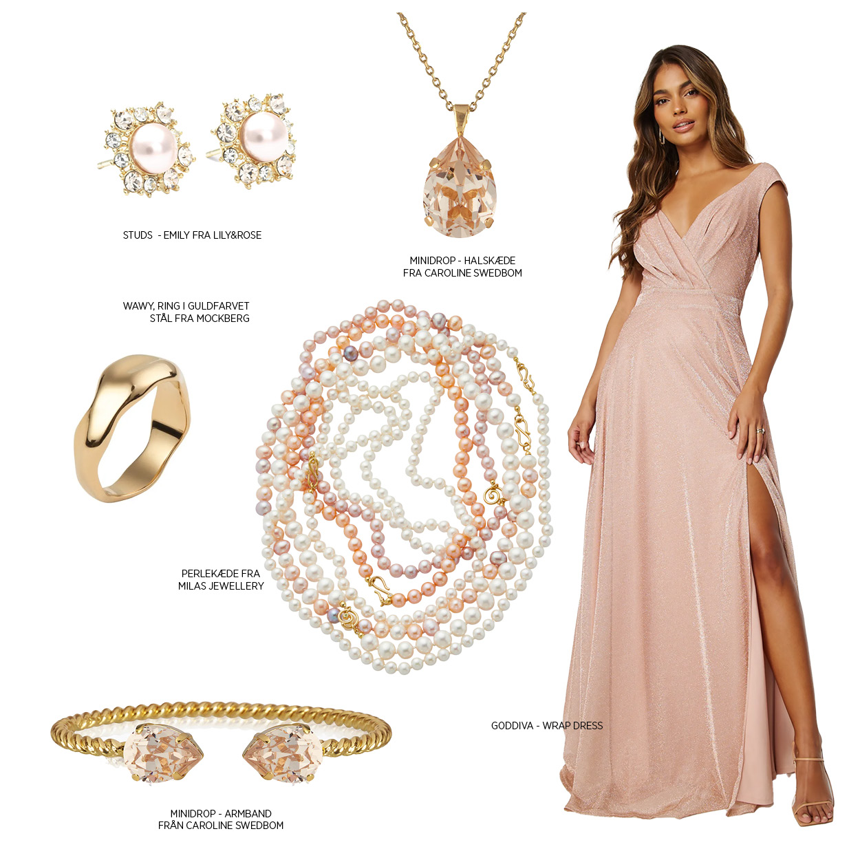 Tre looks til bryllupsgæsten - Blush Tre looks til bryllupsgæsten - Blush