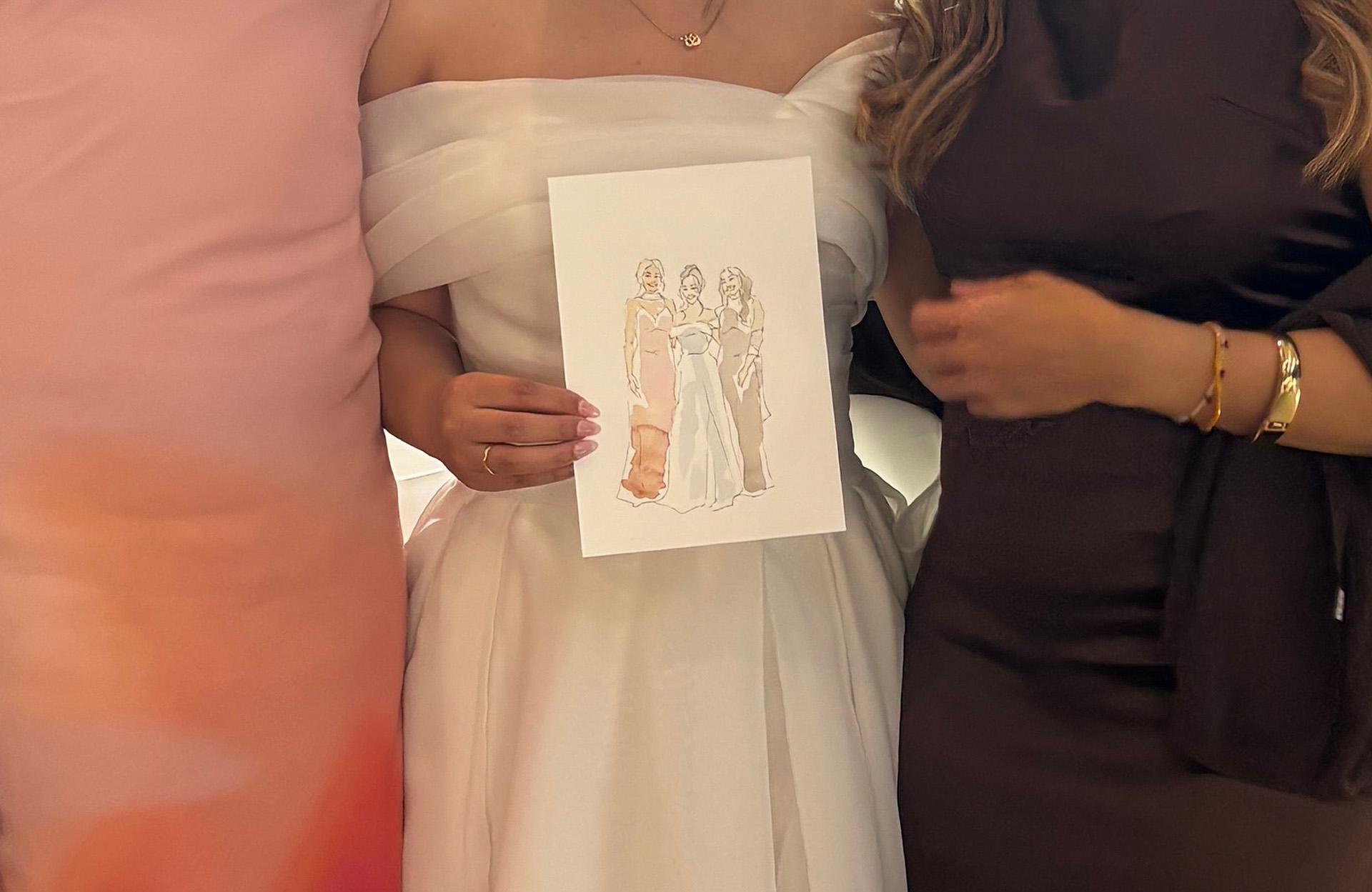 Bryllupskunstneren - Live wedding painting