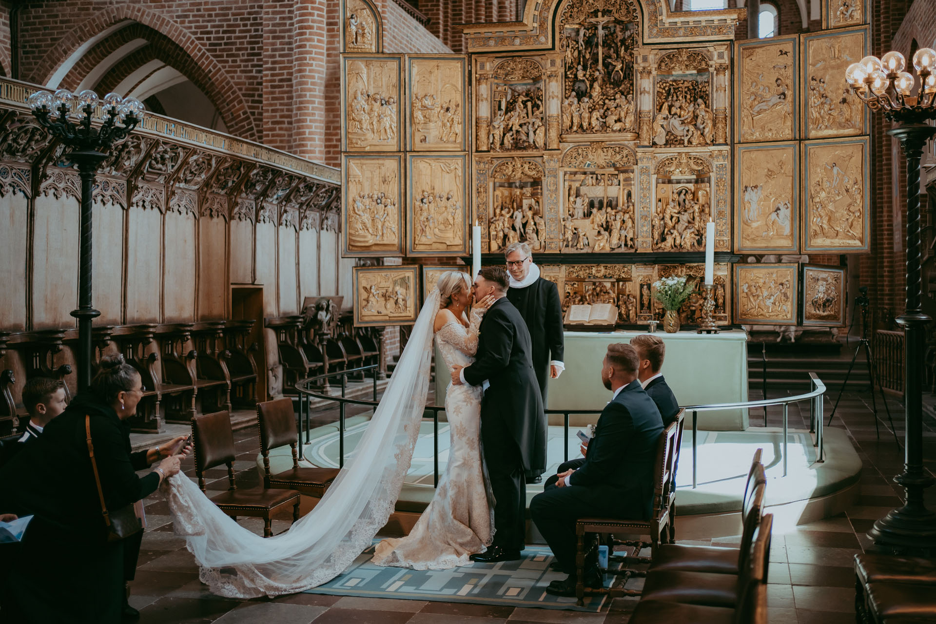 Michelle & Christian, vielse - foto Maria Broström